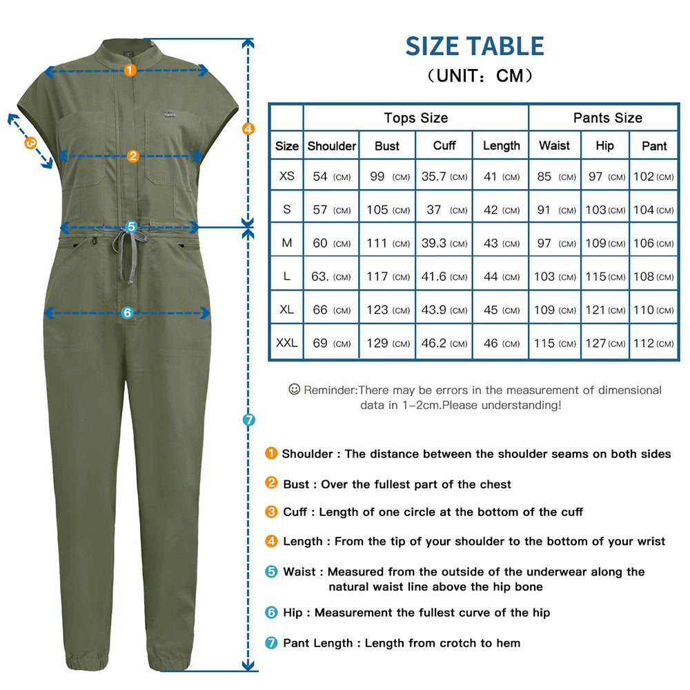 High-quality Double DJ  Gowns for Medical, Nursing Uniforms  Jumpsuits